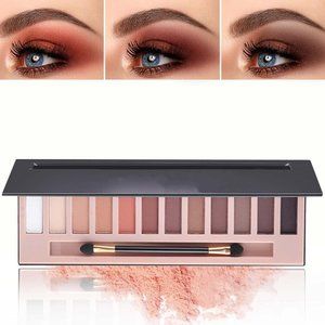 12 Color Naked Eyeshadow Palette,Matte Earth Color